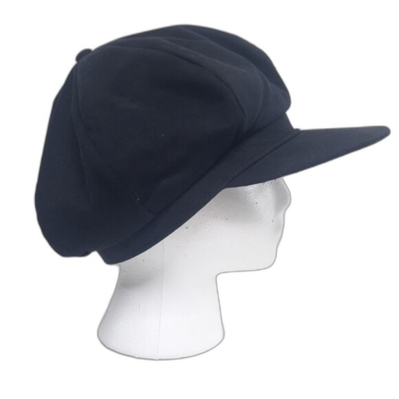 Scala Gal Y2K Newsboy Hat Navy Blue Vintage - Picture 3 of 7